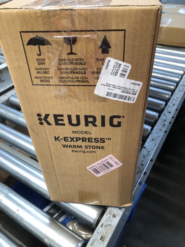 Photo 1 of (PARTS) (NOT FUNCTIONAL) Keurig K-Express Coffee Maker, Single Serve K-Cup Pod Coffee Brewer, Warm Stone