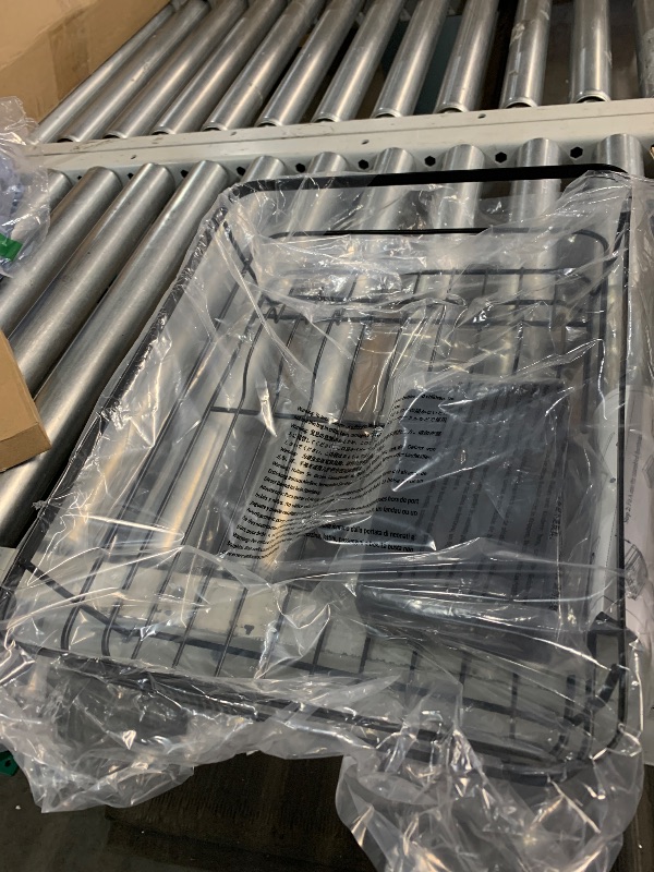 Photo 1 of ***(MISSING THE DRAINING BOARD)***
Kitsure Dish Drying Rack- Space-Saving Dish Rack, Dish Racks for Kitchen Counter, Stainless Steel Kitchen Drying Rack with a Cutlery Holder, 12''W x 15''L, Black