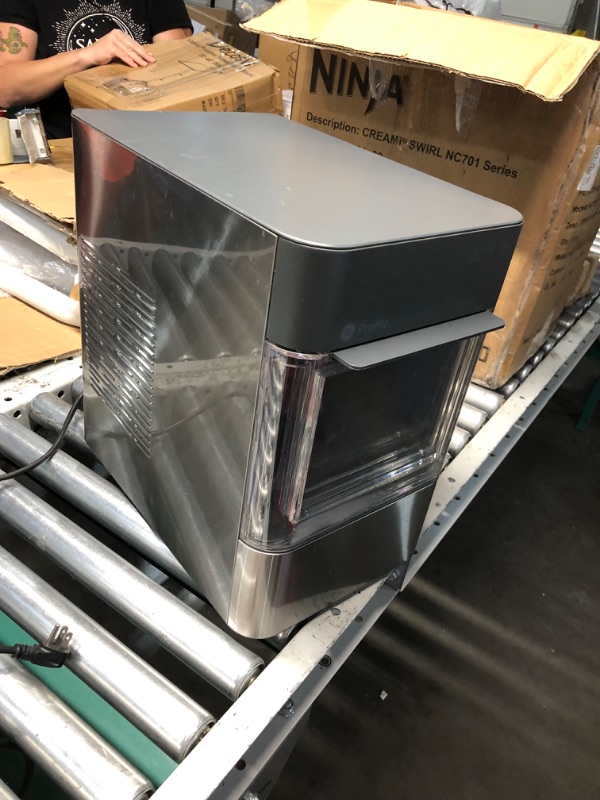 Photo 1 of ***USED - INCOMPLETE - UNTESTED - SEE COMMENTS***
GE Profile Opal 2.0 XL with 1 Gallon Tank, Chewable Crunchable Countertop Nugget Ice Maker, Scoop included, 38 lbs in 24 hours, Pellet Ice Machine with WiFi & Smart Connected, Stainless Steel