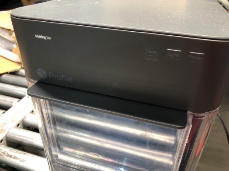 Photo 1 of ***USED - INCOMPLETE - UNTESTED - SEE COMMENTS***
GE Profile Opal 2.0 XL with 1 Gallon Tank, Chewable Crunchable Countertop Nugget Ice Maker, Scoop included, 38 lbs in 24 hours, Pellet Ice Machine with WiFi & Smart Connected, Stainless Steel