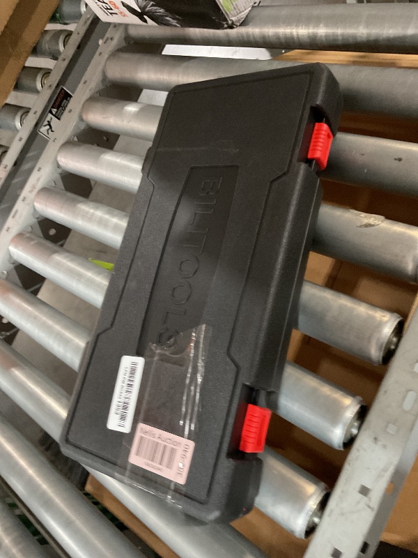 Photo 1 of BILITOOLS 9-Piece Spark Plug Socket Set with Click Torque Wrench, 3/8 Inch Magnetic Swivel Spark Plug Socket, Extension Bar, Cr-V Steel