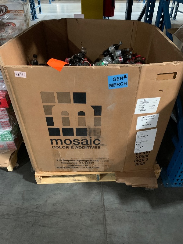 Photo 1 of ***NON-REFUNDABLE***
**UP TO 6 MONTHS PAST EXPIRATION***
"*PALLET SIZE MAY VARY / TRUCK OR TRAILER PICK UP ONLY*** Pallet of Variety Mix Coke Drinks. (May contain Energy Drinks, Diet Sodas. IE: Monster, Celcius, Diet Coke. Root Beer, etc
*PLEASE REFERENC