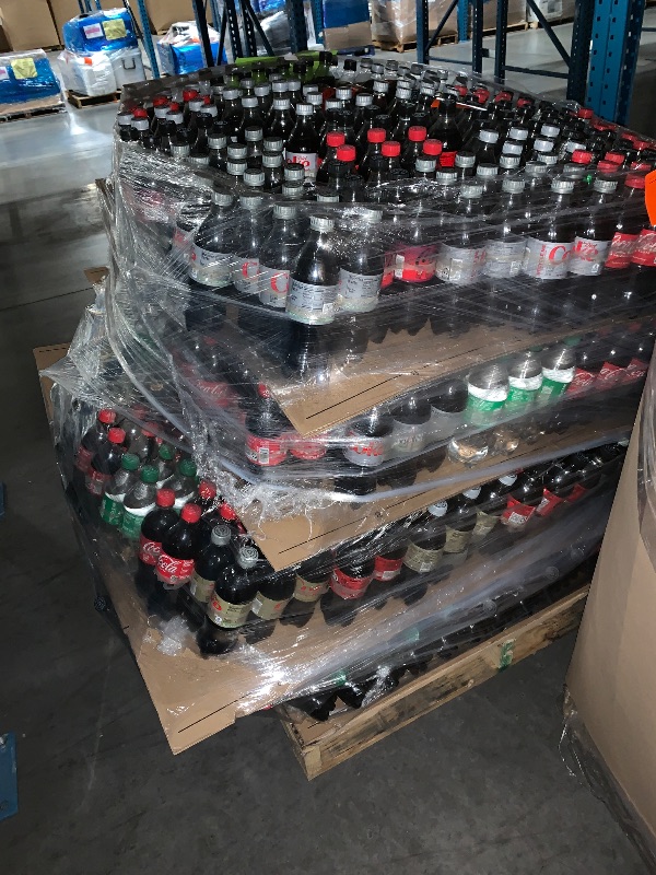 Photo 1 of ***NON-REFUNDABLE***
**UP TO 6 MONTHS PAST EXPIRATION***
"*PALLET SIZE MAY VARY / TRUCK OR TRAILER PICK UP ONLY*** Pallet of Variety Mix Coke Drinks. (May contain Energy Drinks, Diet Sodas. IE: Monster, Celcius, Diet Coke. Root Beer, etc
*PLEASE REFERENCE