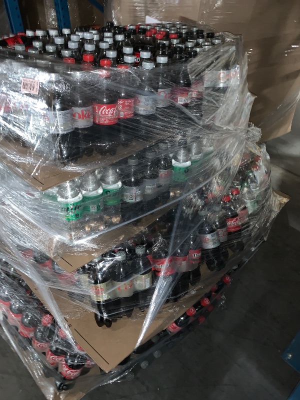 Photo 1 of ***NON-REFUNDABLE***
**UP TO 6 MONTHS PAST EXPIRATION***
"*PALLET SIZE MAY VARY / TRUCK OR TRAILER PICK UP ONLY*** Pallet of Variety Mix Coke Drinks. (May contain Energy Drinks, Diet Sodas. IE: Monster, Celcius, Diet Coke. Root Beer, etc
*PLEASE REFERENCE