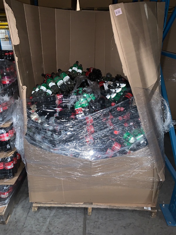 Photo 1 of ***NON-REFUNDABLE***
**UP TO 6 MONTHS PAST EXPIRATION***
"*PALLET SIZE MAY VARY / TRUCK OR TRAILER PICK UP ONLY*** Pallet of Variety Mix Coke Drinks. (May contain Energy Drinks, Diet Sodas. IE: Monster, Celcius, Diet Coke. Root Beer, etc
*PLEASE REFERENCE