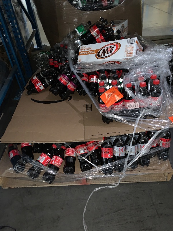 Photo 1 of ***NON-REFUNDABLE***
**UP TO 6 MONTHS PAST EXPIRATION*** 
"*PALLET SIZE MAY VARY / TRUCK OR TRAILER PICK UP ONLY*** Pallet of Variety Mix Coke Drinks. (May contain Energy Drinks, Diet Sodas. IE: Monster, Celcius, Diet Coke. Root Beer, etc
*PLEASE REFERENC