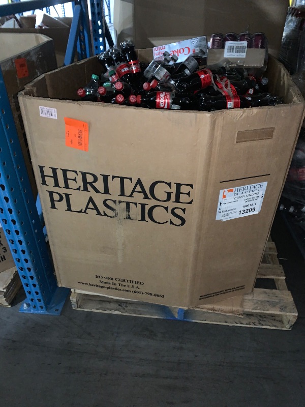 Photo 1 of ****NON-REFUNDABLE - THIS PALLET IS NON-REFUNDABLE. DRINKS ARE PAST EXPIRATION. DRINKS ARE EXPIRED. THESE EXPIRED DRINKS ARE NON-REFUNDABLE."*PALLET SIZE MAY VARY / TRUCK OR TRAILER PICK UP ONLY*** Pallet of Variety Mix Coke Drinks. (May contain Energy Dr
