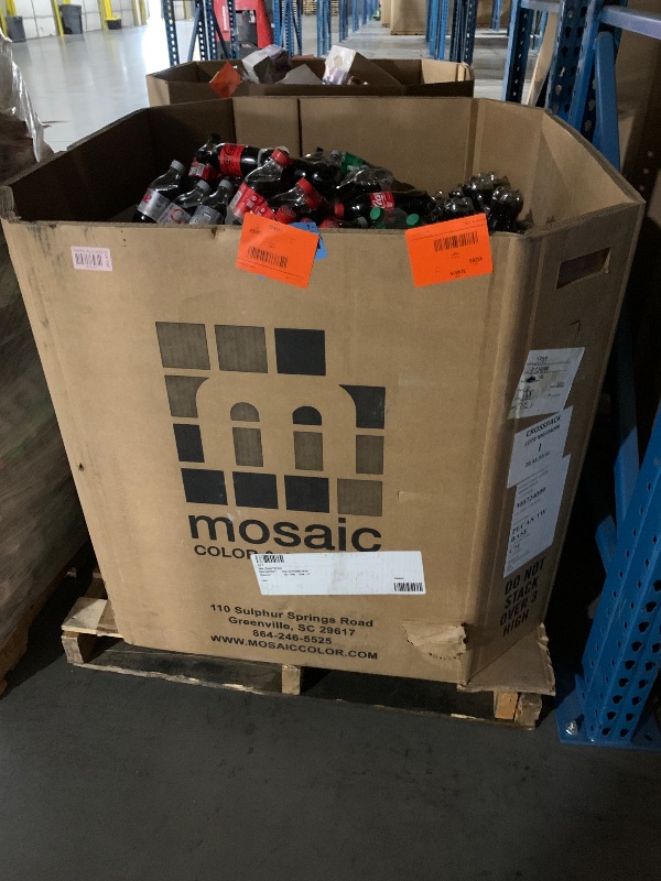 Photo 1 of ***NON-REFUNDABLE***
**UP TO 6 MONTHS PAST EXPIRATION***
"*PALLET SIZE MAY VARY / TRUCK OR TRAILER PICK UP ONLY*** Pallet of Variety Mix Coke Drinks. (May contain Energy Drinks, Diet Sodas. IE: Monster, Celcius, Diet Coke. Root Beer, etc
*PLEASE REFERENC