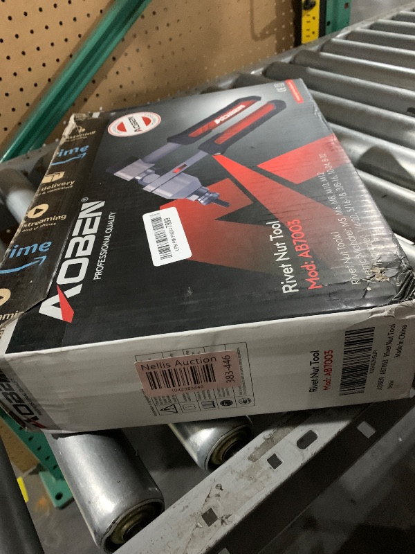 Photo 1 of ***********FOR PARTS ONLY- MISSING THE TOOL***************
AOBEN Rivet Nut Tool Kit, Nutsert Gun Kit, Upgraded Rivnut Tool with 10 Metric and SAE Madrels, 100 Pcs Rivnuts, and Rugged Carrying Case