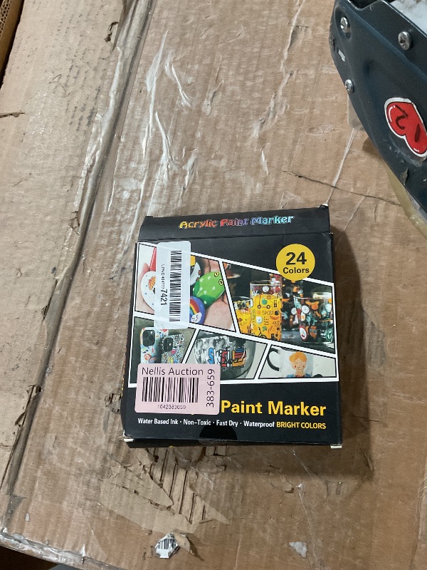 Photo 1 of * does not come with all 24 *
Acrylic Paint Pens Markers-24 Colors Waterproof Paint Pens for Rock Painting,Graffiti, Stone, Ceramic, Glass, Wood, Fabric, Canvas, Porcelain, Metal,Pumpkins,Water Based Quick Dry Non-Toxic No Odor