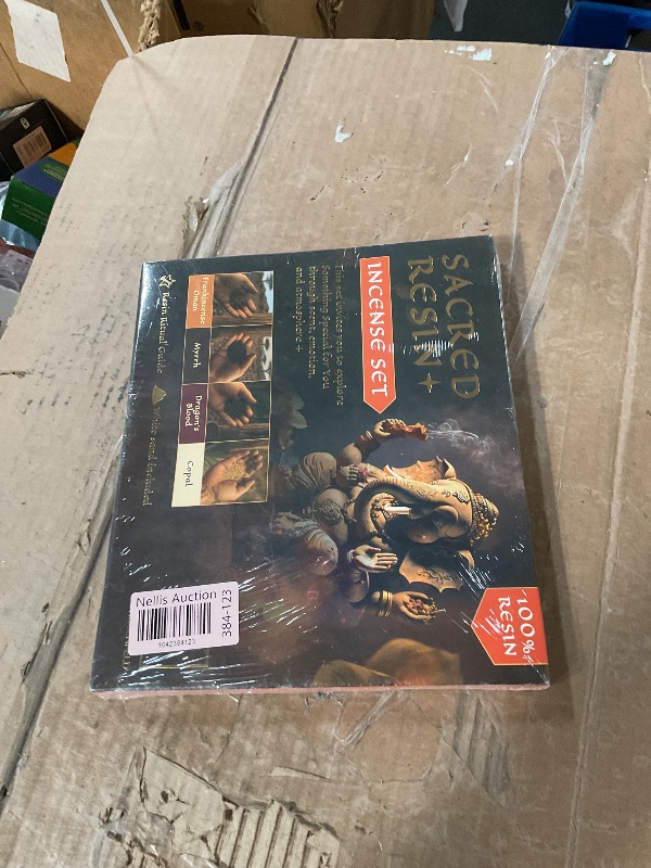 Photo 1 of * factory sealed *
Premium Resin Incense Set - Aromatic Tree Gum Sap - Includes Frankincense, Myrrh, Dragon Blood, & Copal - Natural & Pure Aromatics for Spiritual, Meditation & Home Fragrance - 4 x 40g