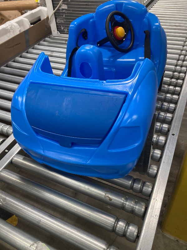 Photo 1 of ***SELLING AS PARTS ONLY, MISSING WINDSHIELD WITH CUP HOLDER, & HANDLE*** Step2 Whisper Ride II Buggy Kids Push Car, Ride On Toy, Stroller Substitute, Includes Seat Belt & Horn, Made of Durable Plastic, Max Weight 50 lbs., For Toddlers 1.5-4 Years Old, Bl