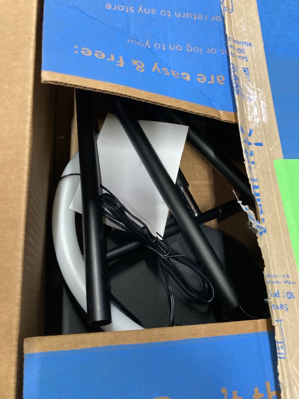 Photo 1 of " Foldable Ring Light with Adjustable Stand and Remote Control- Black
