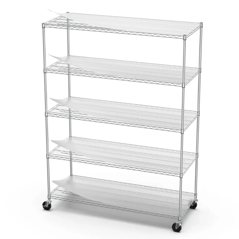 Photo 1 of 1750 LBS Storage Shelves 5-Tier Utility Shelving Unit Steel Organizer Wire Rack for Home,Kitchen,Office,Garage, Capacity 17.7" D x 47.2" W x 72.3" H