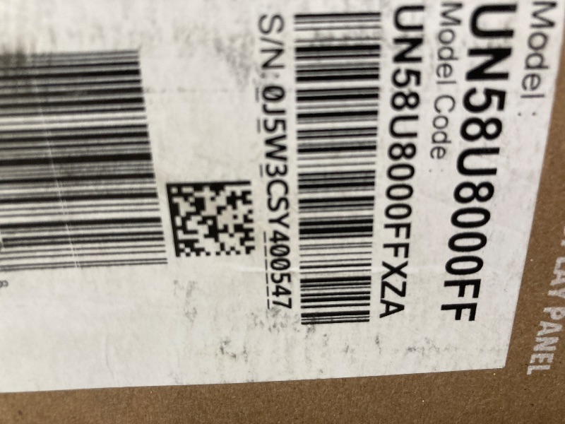 Photo 1 of ***PARTS ONLY-BROKEN-SELLING AS PARTS ONLY*** 
Samsung 58-Inch Class Crystal UHD U8000F 4K Smart TV (2025 Model) Endless Free Content, Crystal Processor 4K, MetalStream Design, Knox Security, Alexa Built-in