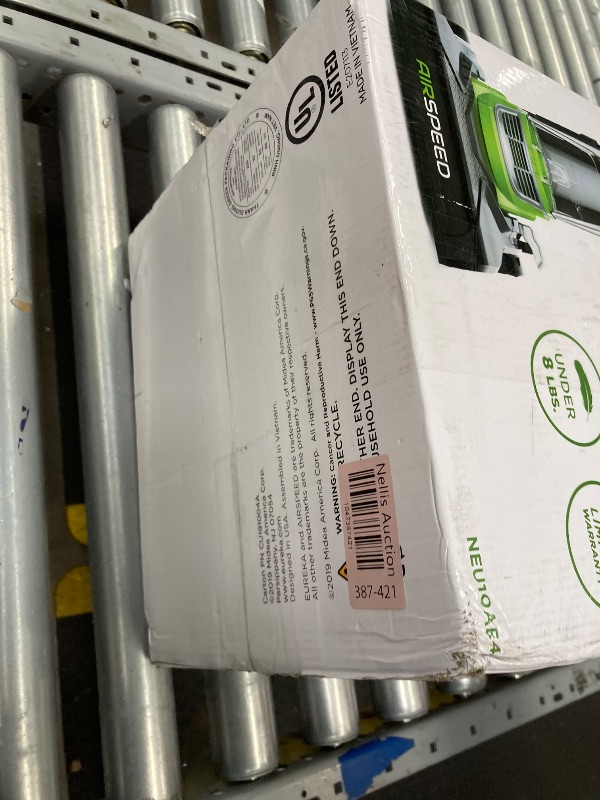 Photo 1 of **USED**Eureka Airspeed Ultra-Lightweight Compact Bagless Upright Vacuum Cleaner, NEU10AE4, Green
