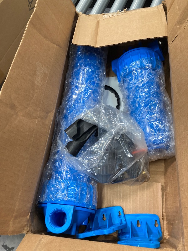 Photo 1 of **BOX 3 OF 4 ONLY/INCOMPLETE SET**Aquasana Whole House Water Filter System | 1,000,000 Gallons | Salt-Free Softener Alternative | UV, Carbon & KDF | Tackles up to 99.99% Chlorine, Bacteria, Viruses, Cysts & Scale | EQ-1000-AST-UV