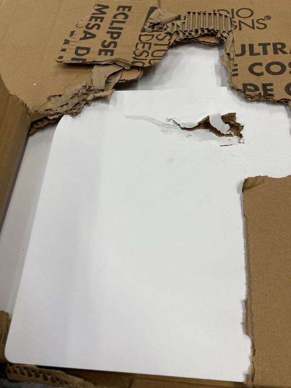 Photo 1 of Sew Ready Eclipse Ultra Hobby Machine Top Storage Drawers + Large Lower Shelf-Can Also Be Used as Computer Desk Sewing Table, Black/White