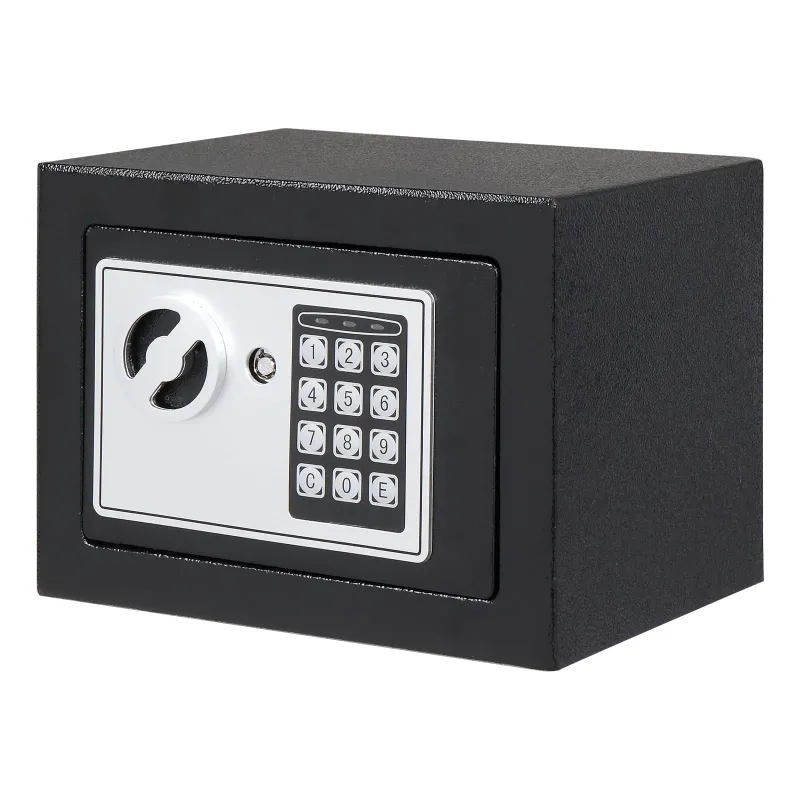 Photo 1 of **LOCKED/NO KEY**Ktaxon 0.17 Cubic Feet 9" x 6.7" x 6.7" Safe Box, Electronic Security Lock Box Safes, for Home Office Hotel
