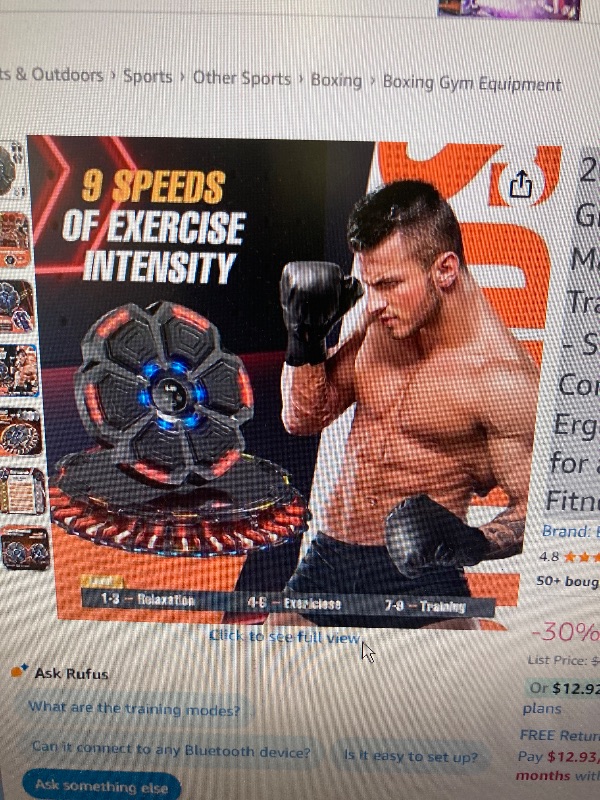 Photo 1 of 2025 Professional - Grade Music Boxing Machine: 9 Intelligent Training Modes, Ultra - Stable Bluetooth Connectivity, and Two Ergonomic Fist Gloves for an Immersive Fitness Experience
