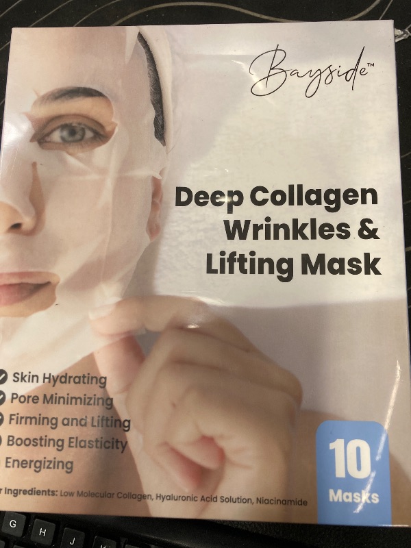 Photo 1 of 10x Bayside Deep Collagen Lifting Mask Anti Wrinkle Moisturizing Face Smooth