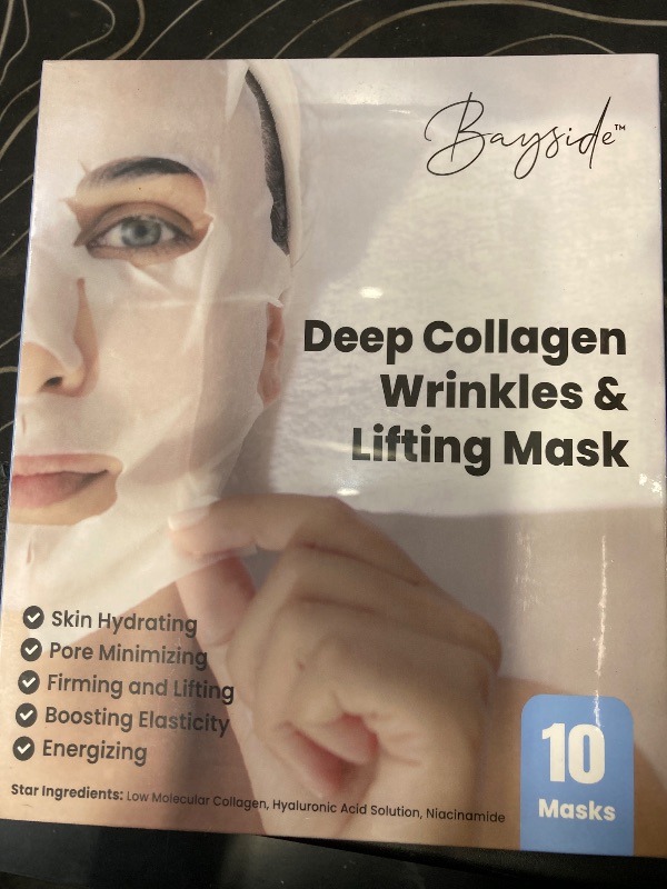 Photo 1 of 10x Bayside Deep Collagen Lifting Mask Anti Wrinkle Moisturizing Face Smooth
