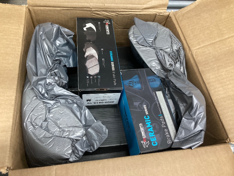 Photo 1 of Dynamic Friction Company Front and Rear Brake Rotors Kit | 4000 HybriDynamic Brake Pads 6804-74027