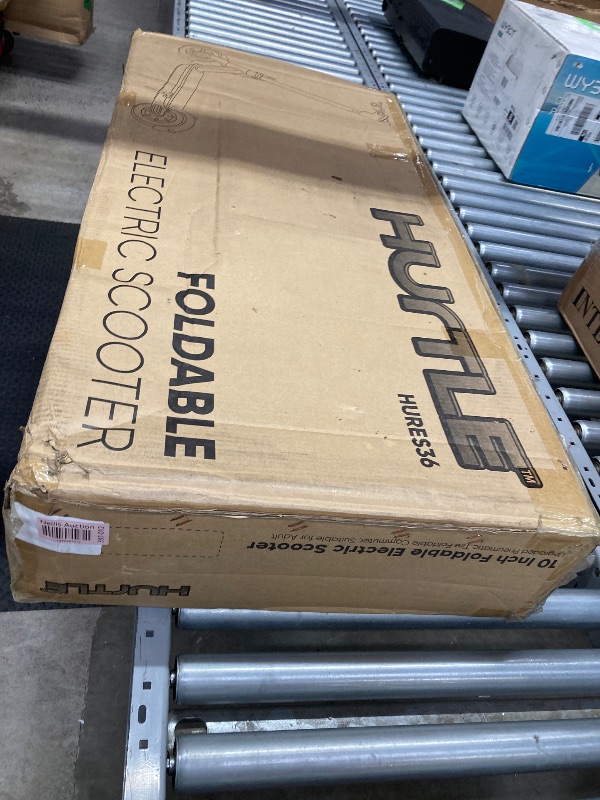 Photo 1 of 10 Inches Foldable Electric Scooter - Unique Performance and Upgraded Pneumatic Tire Foldable Commuter, Suitable for Adult and Easy to Store and Transport - HURES36