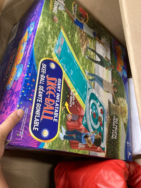 Photo 1 of *** see notes ***Skee-Ball Game for Kids and Adults, Giant Inflatable Game, 11 Feet Long, Includes 4 Balls and Electric Air Pump, Indoor and Outdoor Games for Adults and Family, Skee-Ball Arcade Game for Home, Toys