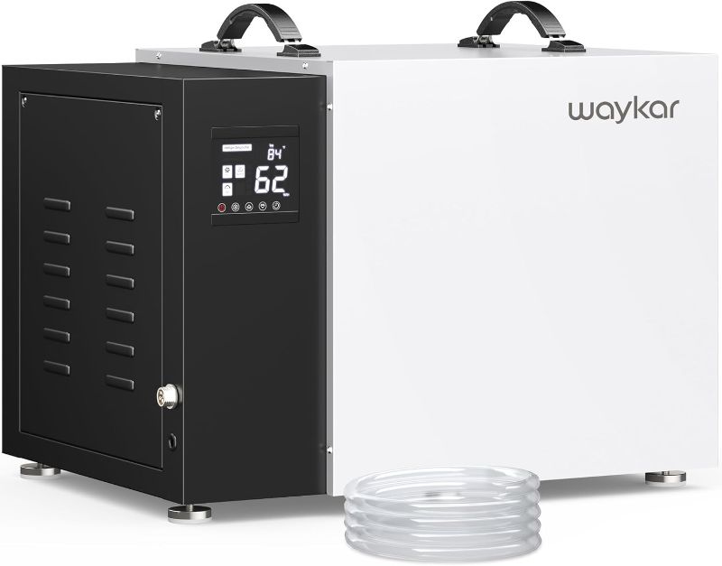 Photo 1 of 
Waykar 158 Pint Commercial Dehumidifier with Pump and Drain Hose for Crawl Spaces, Basements, Spaces up to 7500 sq.ft., 10%-90% RH Humidity Control,...