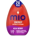 Photo 1 of 3 lilttle bottle of Mio Energy Acai Berry Flavored with Other Natural Flavor Liquid Water Enhancer, 3.24 fl oz Bottle