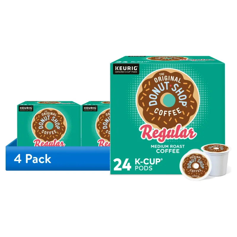 Photo 1 of (4 pack) The Original Donut Shop, Regular Medium Roast K-Cup Coffee Pods, 24 Count