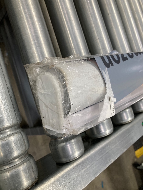 Photo 1 of ***DAMAGED ALONG THE ROLL EDGING, SELLING AS IS ***  
 Cordless Blackout Valanced Window Shades, White Custom Thermal Insulated Waterproof Fabric Roller Window Blinds, Light Filtering Roller Shades for Windows, Doors