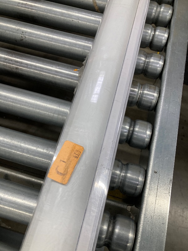 Photo 1 of ***DAMAGED ALONG THE ROLL EDGING, SELLING AS IS ***  
 Cordless Blackout Valanced Window Shades, White Custom Thermal Insulated Waterproof Fabric Roller Window Blinds, Light Filtering Roller Shades for Windows, Doors