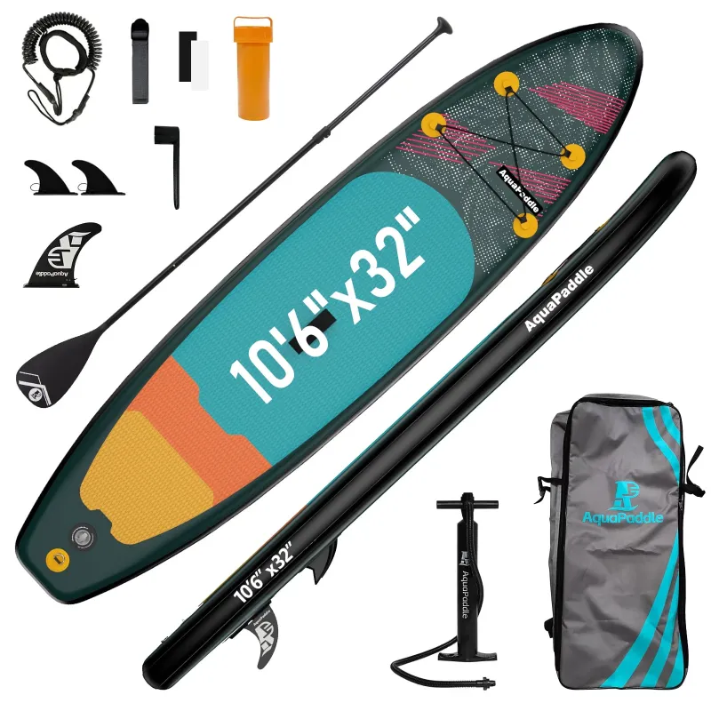 Photo 1 of *** see note ***LNOW 10'6 Inflatable Stand Up Paddle Board 6' Thick SUP Paddle Board with Paddleboard Accessories Triple Action Pump
