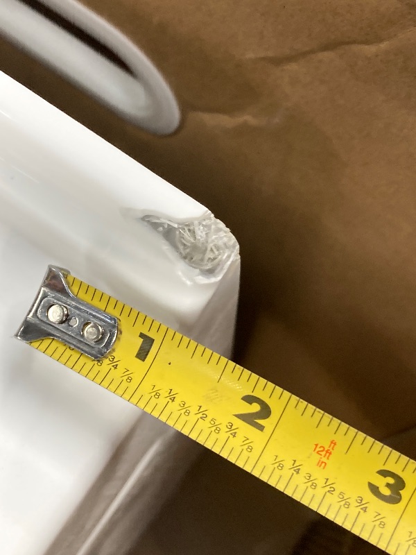 Photo 1 of ***CORNER DAMAGE, SMALL CHIPS...SEE PHOTOS)***  
Ivy 48'' x 32" Bathtub with Apron Right Hand Drain in White