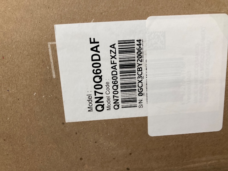 Photo 1 of ** parts only ** Samsung 70-Inch Class QLED 4K Q60D Series Quantum HDR Smart TV w/Object Tracking Sound Lite, Motion Xcelerator, Slim Design, Gaming Hub, Alexa Built-in (QN70Q60D, 2024 Model)