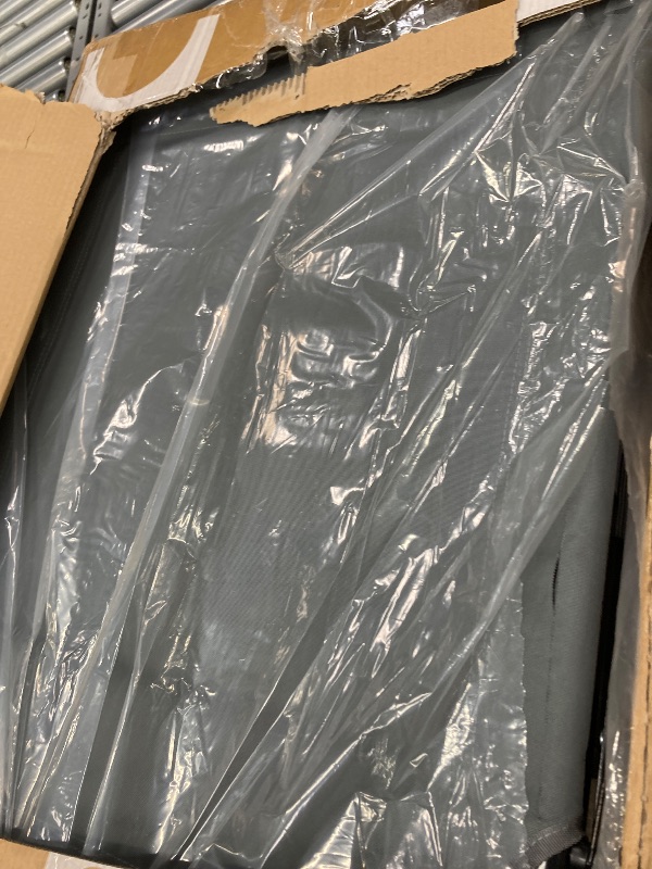 Photo 1 of ***(SELLING AS PARTS ONLY, RIP IN FABRIC, PARTS ONLY)***
Gymax Portable Beach Chaise Lounge Chair Folding Reclining Chair w/ Facing Hole Grey

