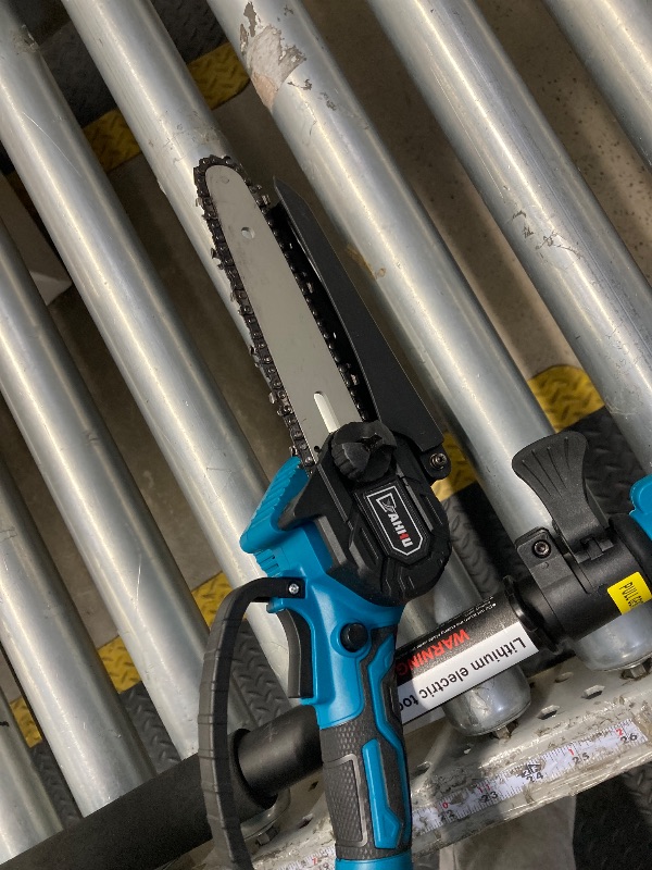 Photo 1 of **SIMILAR ITEM, SHOWN FOR REFERENCE**  2-in-1 Electric Pole Saws: 6 Inch Mini Chainsaw Cordless with Extension Pole, 2Pcs Batteries, Brushless Chain Saw for Limb Branch Cutter, Battery Tree Trimmers Pruner,16Ft Long Reach