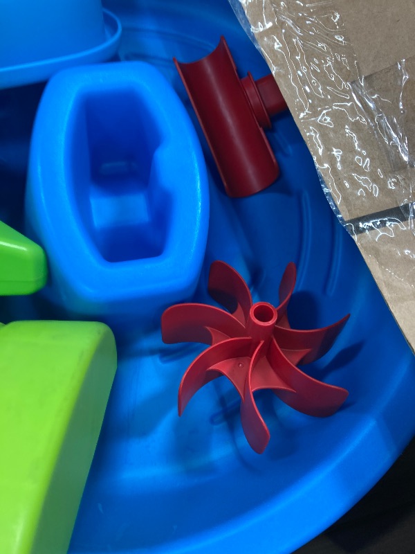 Photo 1 of ***(SELLING AS PARTS ONLY MISSING PIECES)*** Step2 Rain Showers Splash Pond Toddler Water Table, Kids Water and Sand Activity Sensory Playset, Summer Outdoor Toys, 13 Piece Toy Accessories, For Toddles 1.5+ Years Old
