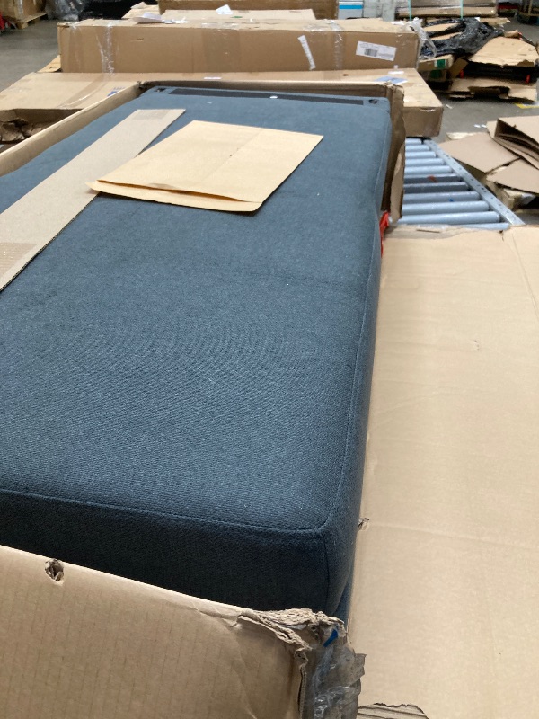 Photo 1 of ***MISSING PIECES*** INCOMPLETE SET, BOX RIPPED/TORN***SELLING ASD PARTS ONLY***

DURASPACE Sofa Bed Sleeper Pull Out 2 in 1 Sectional Sleeper Sofa Couches with Storage,USB, Cup Holder,Pullout Sectional Couches for Apartment Living Room (Blue)