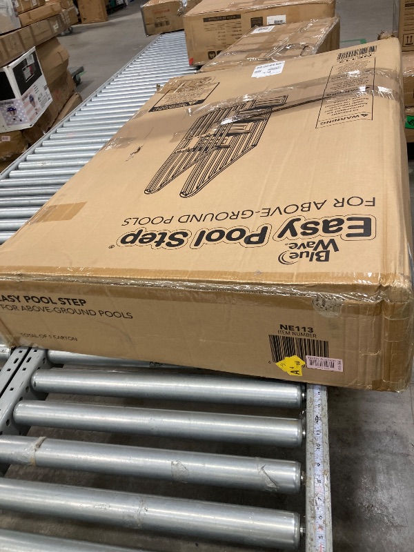 Photo 1 of Blue Wave Easy Pool Step Above Ground Swimming Pool Step to Deck