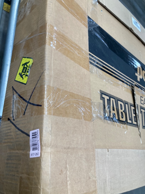 Photo 1 of Penn Easy Setup Full Size Table Tennis Table – 100% Preassembled – Sets up in Under 5 Minutes – Play Anywhere – Compact Storage – Ping Pong Table with 2 Paddles and 2 Balls