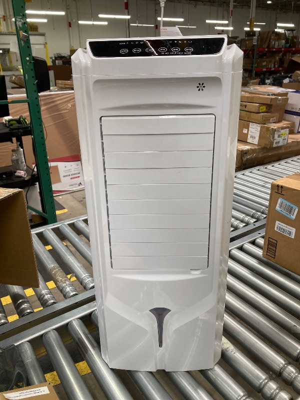 Photo 1 of ***MISSING REMOTE, PIPE, SOME SCUFFS/SCRATCHES*** 3 IN 1 Swamp Cooler Air Conditioner, 32" Portable AC with 4.2 Gal Water Tank, 4 Ice Packs, Remote, 4 Mode, 3 Speed, 120° Oscillation, 12 H Timer, Evaporative Air Cooler for Indoor Room, Bedroom   ***MISSIN