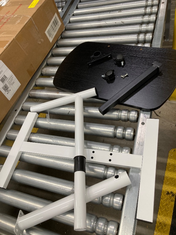 Photo 1 of ***(PARTS ONLY -SELLING AS PARTS ONLY -MISSING 2 WHEELS, HARDWARE)*** 
FANCYBANT Overbed Table 23.6-37.4" Height Adjustable Laptop Desk,Rotatable Tilting Desktop Rolling Mobile Desk with Lockable Wheels for Home, Office, Hospital