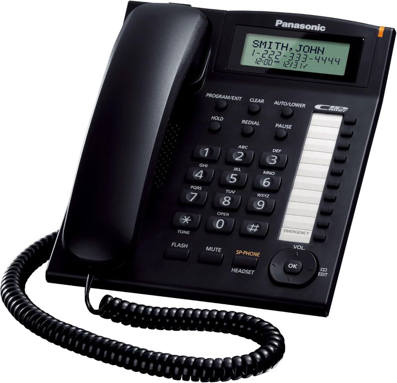 Photo 1 of 
Panasonic KX-TS880B Integrated Corded Telephone,Black