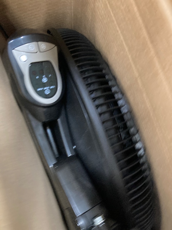 Photo 1 of ***(SELLING AS PARTS ONLY-USED, SCUFFS/SCRATCHES)***, Lasko 18 in. Cyclone Pedestal Fan with Remote Control, Black
