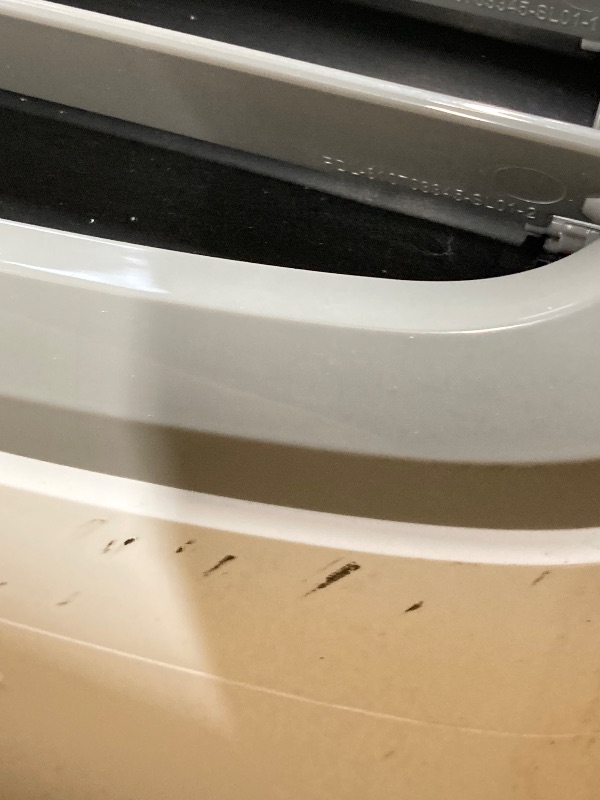 Photo 1 of ***PARTS ONLY -ITEM DOES NOT TURN ONLY -SCUFFS/SCRATCHES*** 
BLACK+DECKER Portable Air Conditioner, 9,000 BTU (5,300 BTU SACC) for Rooms up to 400 Sq. Ft., Portable AC with Follow Me Remote Control and Window Kit, BPACT08WT, White