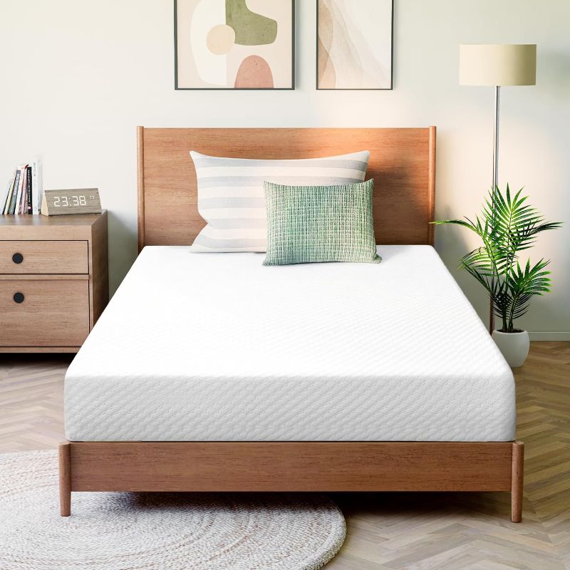 Photo 1 of  Twin Cooling Gel Memory Foam Mattress Medium Firm Pressure Relief CertiPUR-US Certified Foam, Mattress in a Box Comfortable and Supportive No Fiberglass (Twin, 5 in)