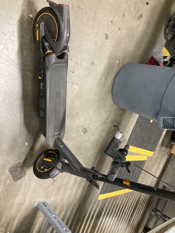 Photo 1 of **NO BOX/PARTS ONLY**Segway Ninebot MAX Electric Kick Scooter w/Powerful Motor, Long Miles Range, 18.6 & 22mph Top Speed, Dual Suspension (MAX G2 Only), Scooter for Adults UL-2271 2272 Certified